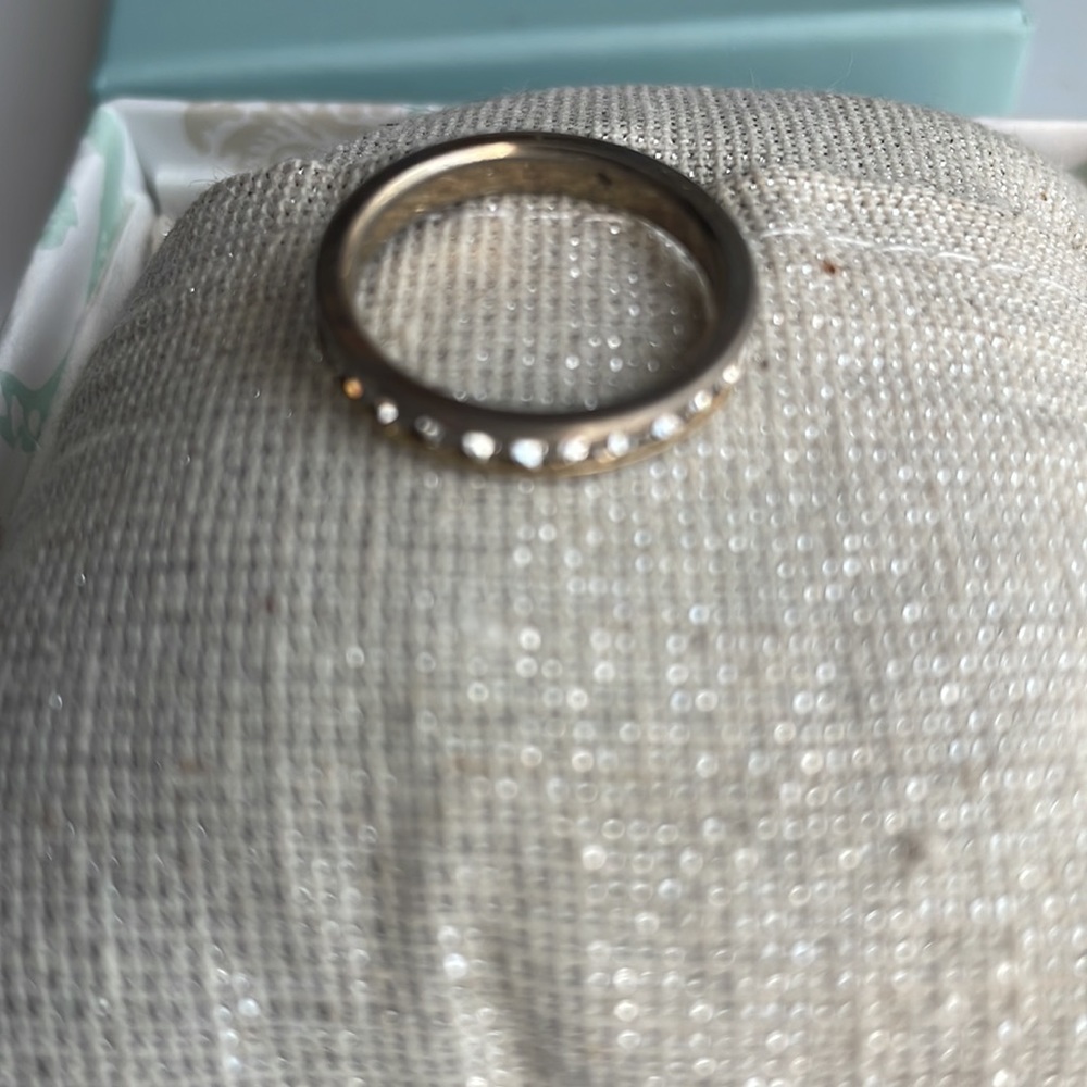 Vintage Ring white stones extra small women’s engagement
